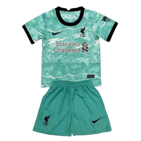 Camiseta Liverpool Segunda equipación Niños 2020-2021 Verde